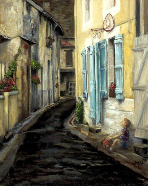 07 Blue Shutters 16x20